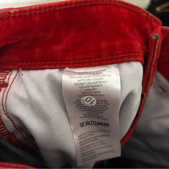 Anthropologie Pilcro The Annie Flocked High-Rise Straight-Leg Jeans - Picture 15 of 16